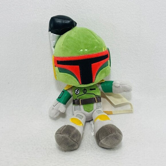 Mattel Star Wars Boba Fett Mandalorian Plush Toy 10" Doll Armor Pretend Play Boy - Picture 1 of 10
